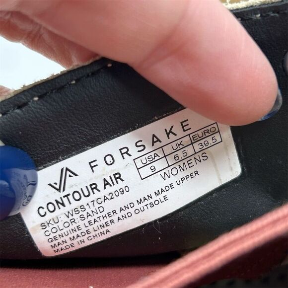 Forsake Women's Sand Beige Lightweight Breathable Lace-Up Hiking Boots Size 9 - Picture 13 of 13